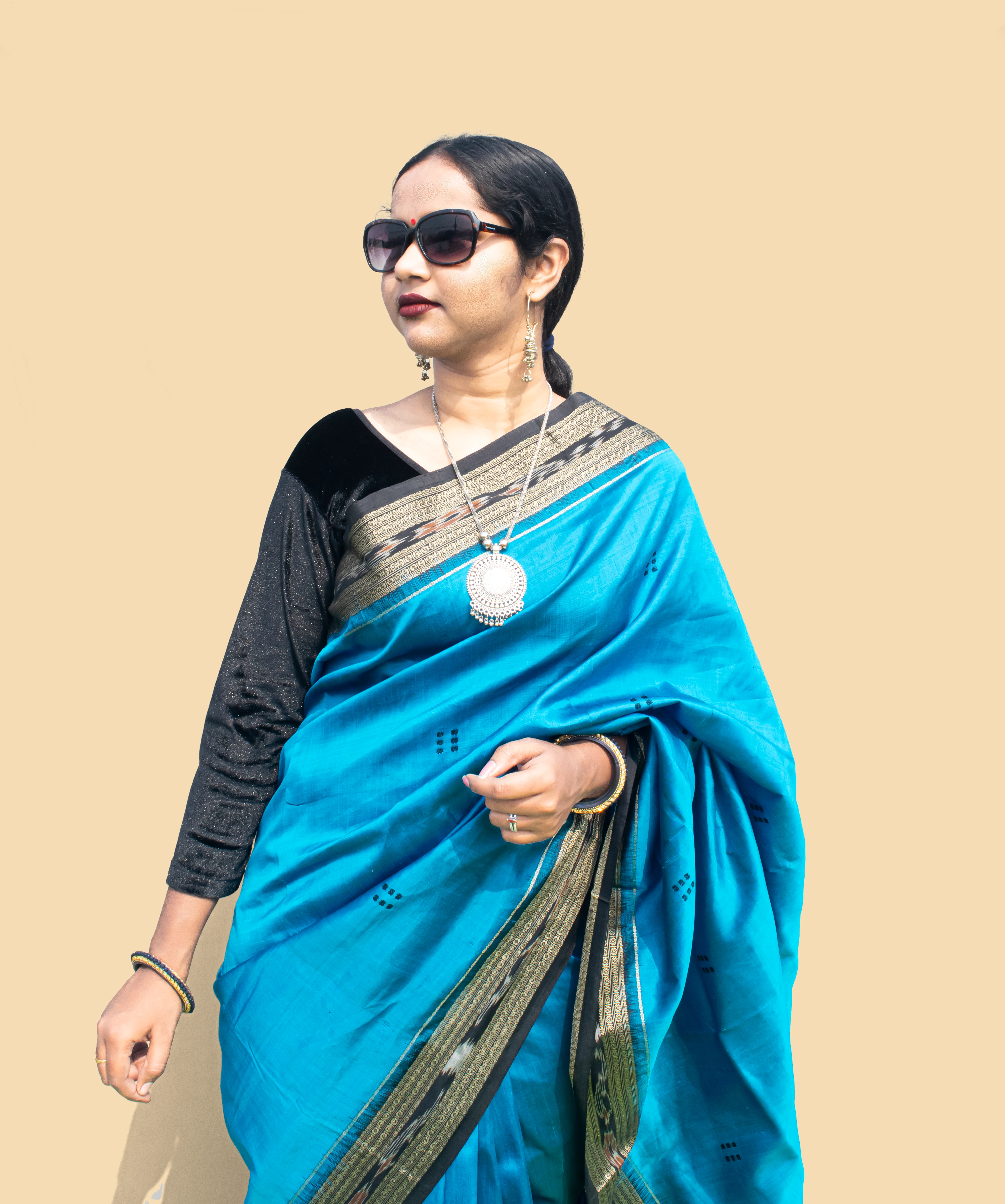 CopperSulphate Khandua Pata Saree
