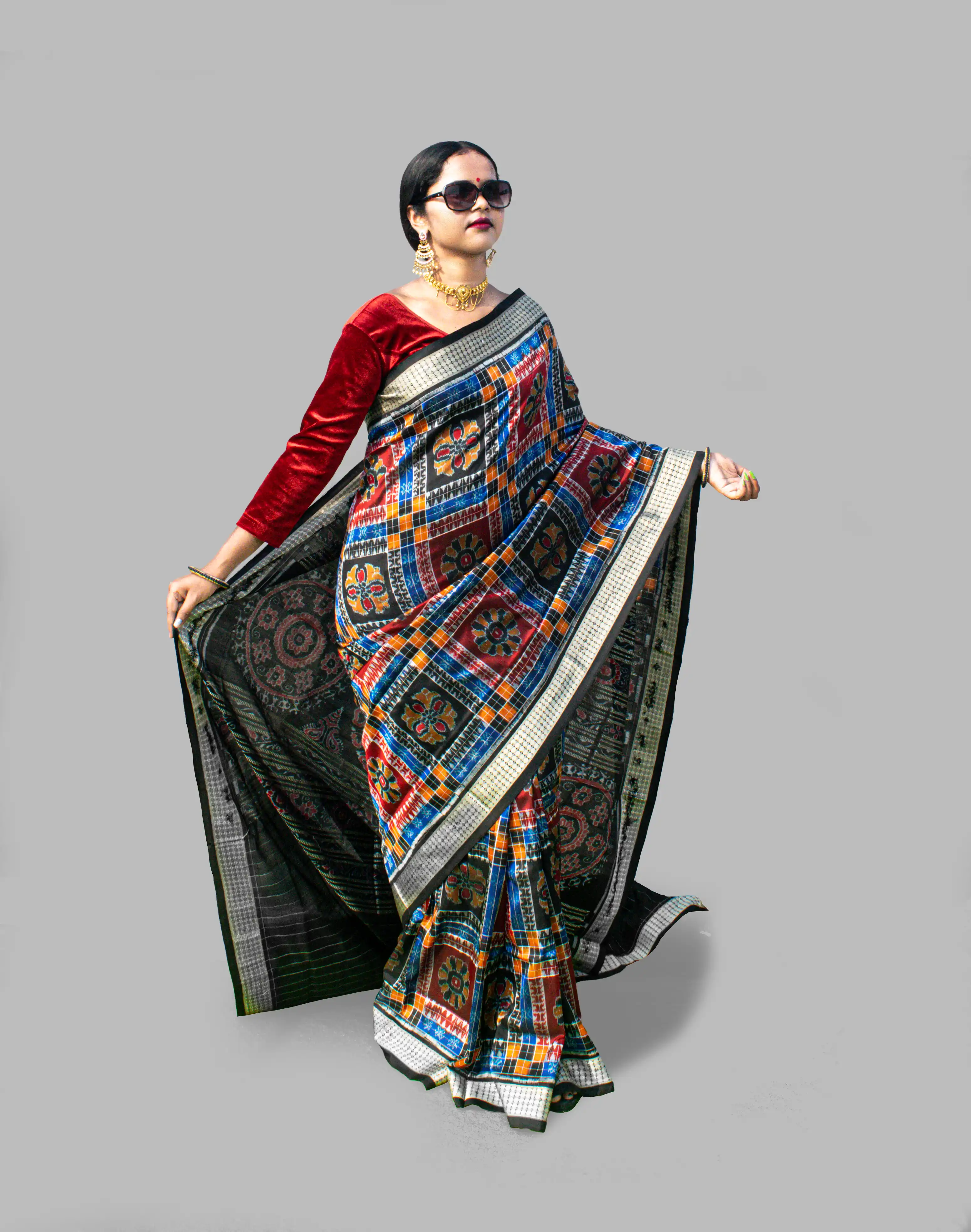 Utkalalaxmi Sambalpuri Pure-Pata Saree