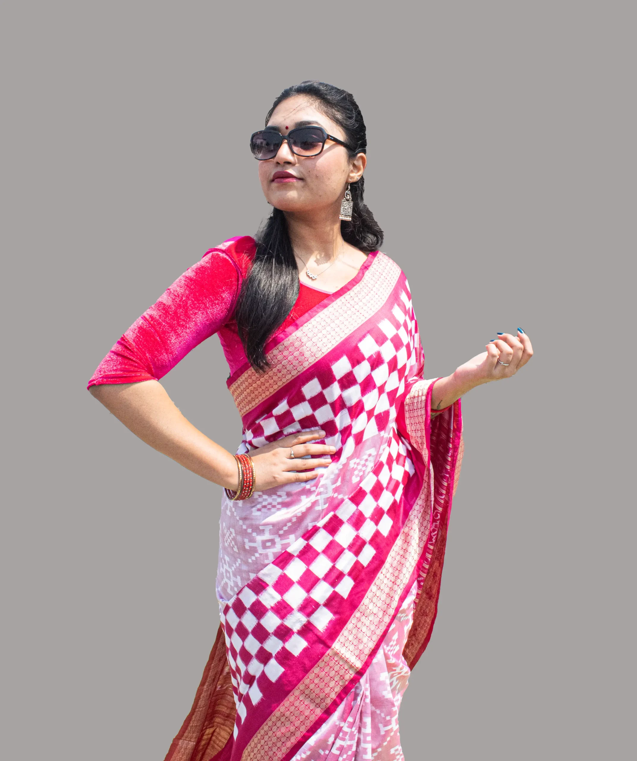 Pasapali Rani Sambalpuri Pure Pata Saree