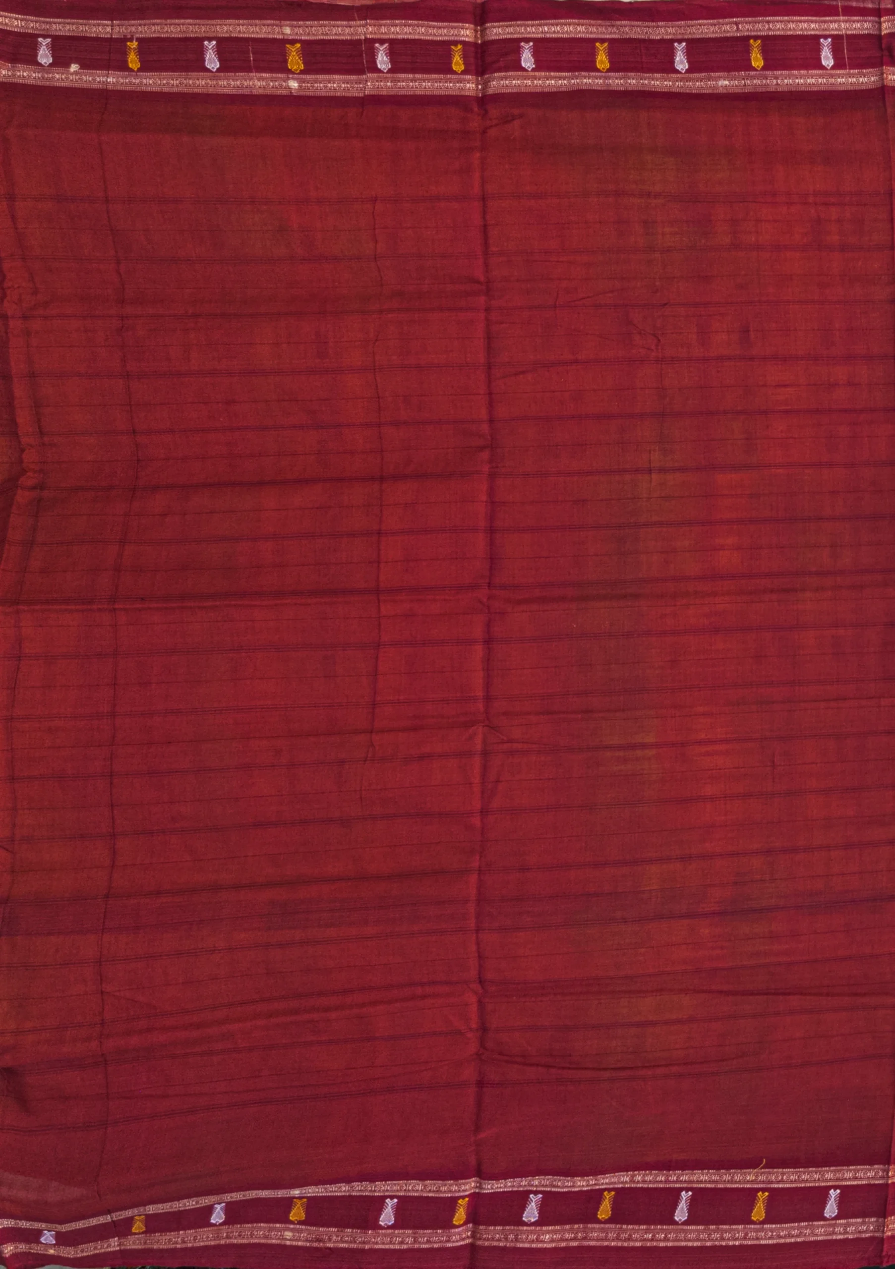 Yellow Hazarbuti Sambalpuri Cotton Saree